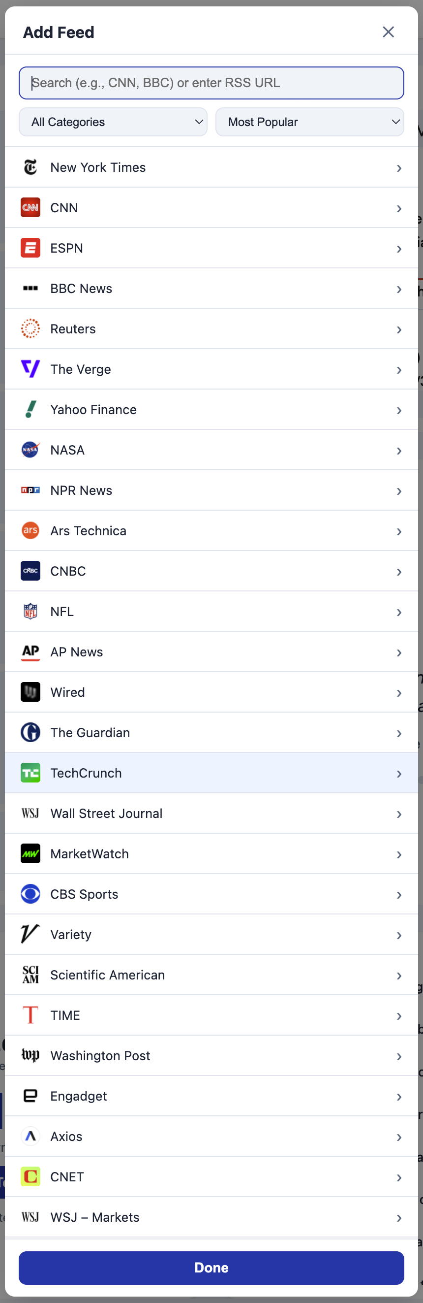 News Feed Pro widget